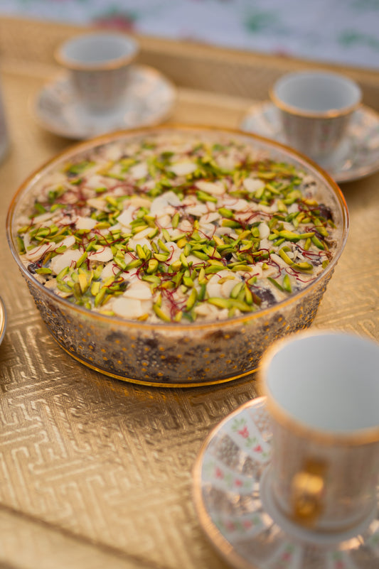 تمر خلاص بالرهش والطحينية